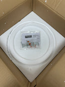 Progress Lighting P3688-20 1 Light Flush Mount Ceiling Fixture with Etched Alabaster Glass Shade - 12" Wide - Antique Bronze