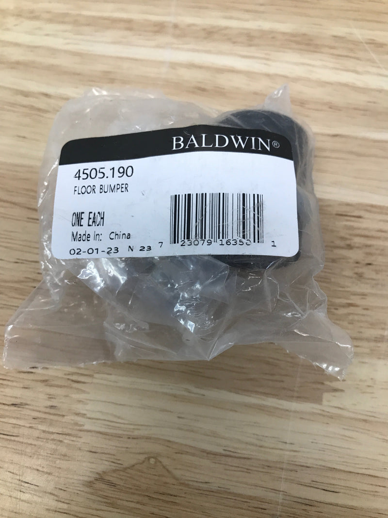 Baldwin 4505190 1-1/2 Inch Floor Mounted Peg Door Stop - Satin Black