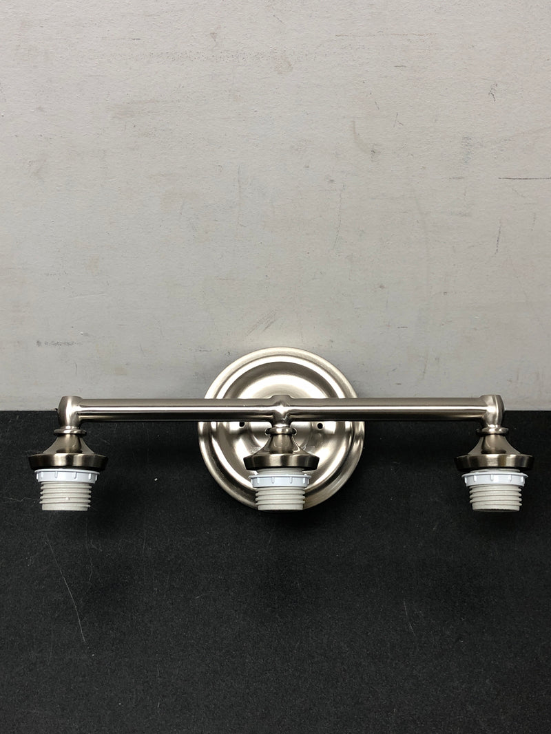 Signature Hardware 427988 Scarborough 3 Light 18" Wide Bathroom Vanity Light - Brushed Nickel