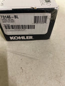 Kohler 73146-BL Composed Double Robe Hook, Matte Black
