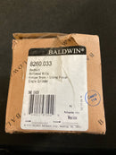 Baldwin 8260033 Hollywood Hills Single Cylinder Keyed Entry Deadbolt - Vintage Brass