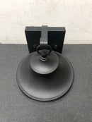 Hampton bay HDP00833 Chartwell 1-Light Black Hardwired Outdoor Wall Lantern Sconce