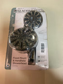 Glacier Bay 1003 103 711 Combo Handheld Shower and Shower Head Chrome