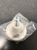 Cal Crystal RN-2-WHITE Marble 1-3/4 Inch Mushroom Cabinet Knob - White