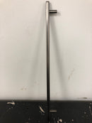 Jeffrey Alexander 845-305BNBDL Dominique 12" (305 mm) Center to Center Square Bar Large Cabinet Handle / Drawer Pull - Brushed Pewter