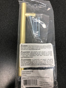 Hickory Hardware HH075594-RLB Contemporary 3-3/4" (96mm) Center to Center Round Bar Cabinet Handle / Round Bar Drawer Pull - Royal Brass