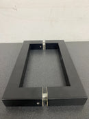 Sure-Loc BARN-SQ2 FBL 9" Back to Back Sliding Barn Door Pull - Flat Black