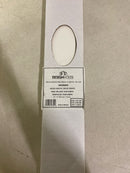 Design House Cultured Marble Side Splash, Solid White, 21 1/2 in W x 5/8 in D, 563502