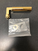 Baldwin L029.003.RMR L029 Gramercy Right Handed Single Door Lever without Rosettes from the Estate Collection - Lifetime Polished Brass