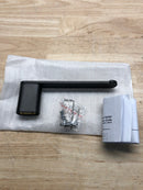 ICO Bath V4015 Volkano Flow Wall Mounted Euro Toilet Paper Holder - Matte Black