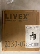 Livex Lighting 2130-07 Montclair Mission 1 Light Outdoor Wall Sconce - Bronze