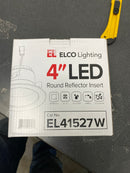 Elco EL41527W 4" Integrated LED Reflector Recessed Trim - 740 Lumens 2700 Kelvin - White