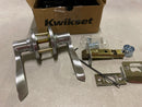 Kwikset 200BL-26D Balboa Reversible Passage Leverset - Satin Chrome