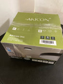 Akicon AK13110N4-B 110 CFM, 2-Sones Bathroom Fan with Light, 15-Watt Dimmable 3CCT LED Light with 5-Watt 2-Color Night Light, Round, Black