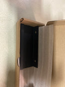 Emtek 87100US19 Modern Edge 3 Inch Center to Center Finger Cabinet Pull from the Contemporary Collection - Flat Black