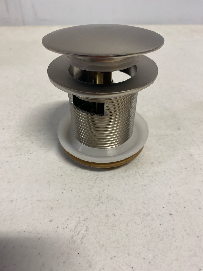 Pulse PT-PUD10-BN Pop-Up Drain with Toe-Tap Feature - Brushed Nickel