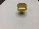Liberty Hardware P38476C-117-CP Notched 1-1/8 Inch Square Cabinet Knob - Bayview Brass