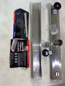 Reln FD2403SQSS 24 in. Stainless Steel Linear Shower Drain with Square Pattern Drain Cover