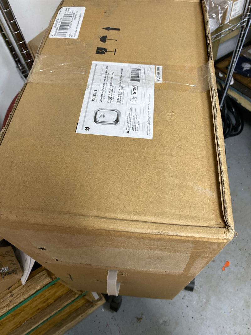 Proflo Pfuc304a Plomosa 17" Rectangular Stainless Steel Undermount Bar Sink - Stainless