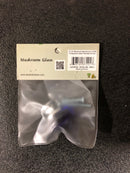 Lews Hardware 37-201 Lews Hardware 34-114MUG Mushroom Glass 1-1/4 Inch Mushroom Cabinet Knob