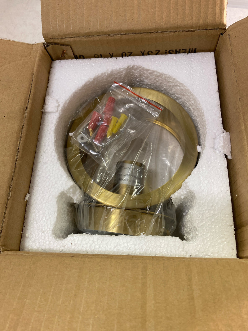 Y'insp PTR-1034241 5.9 in. 1-Light Gold Modern Wall Sconce with Shade