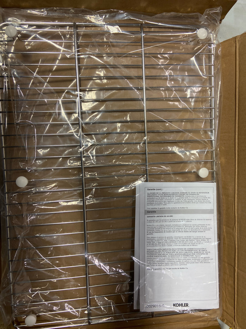 Kohler K-5196-ST Cairn 19-1/2" x 14" Basin Rack - Stainless Steel