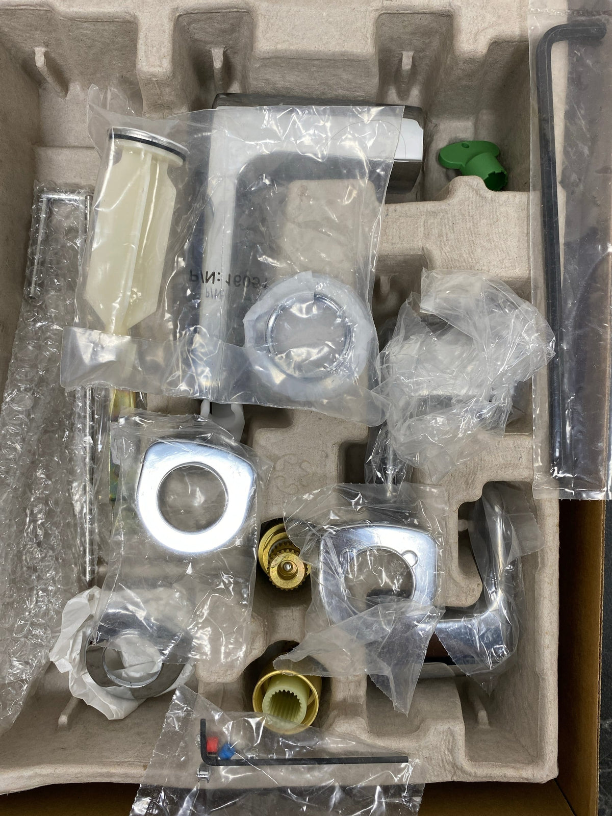 Moen T6920 Rizon Double-Handle Widespread Low Arc Bathroom Faucet - Chrome