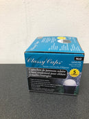 Classy Caps CH2233B Summit Single Light 3" Tall LED Solar Post Cap LIght that fits Various Small Post Sizes - Black