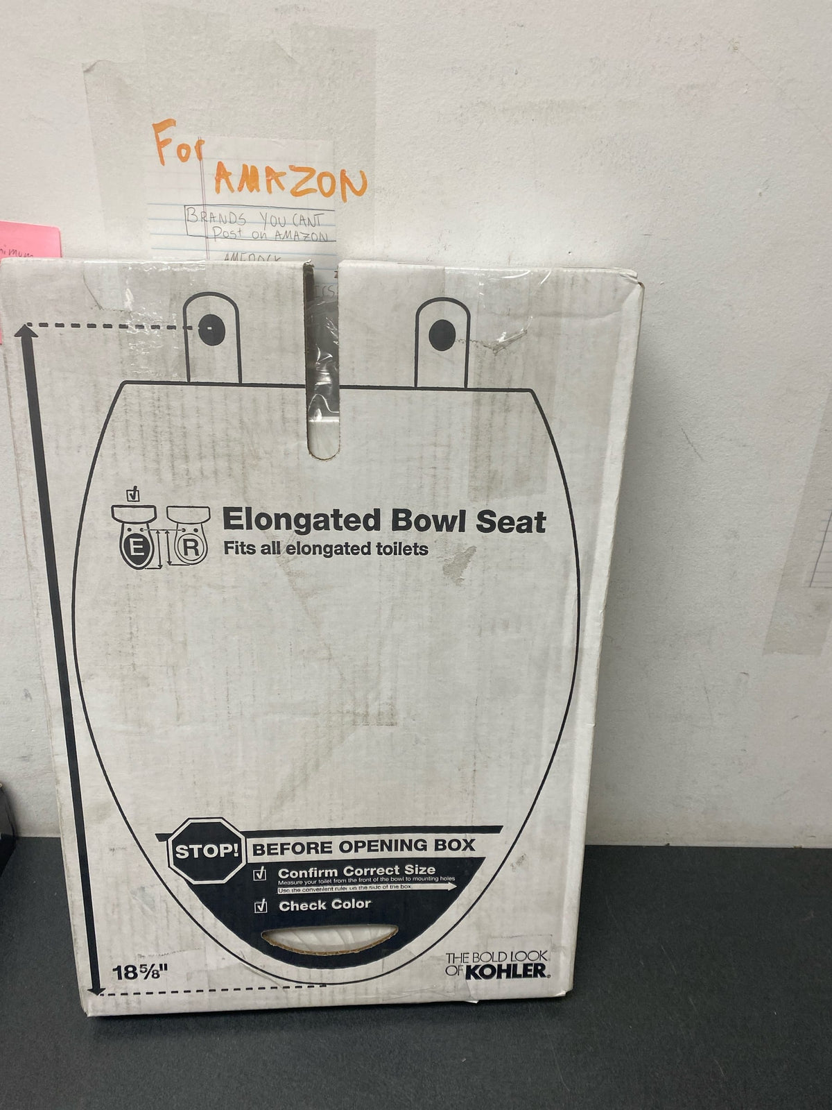 KOHLER Lustra Elongated toilet seat