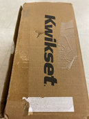 Kwikset Pismo Square Matte Black Hall/Closet Door Knob-720PSK SQT 514