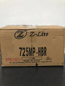 Z-Lite 725MP-HBR Melange Single Light 8" Wide Pendant - Heritage Brass