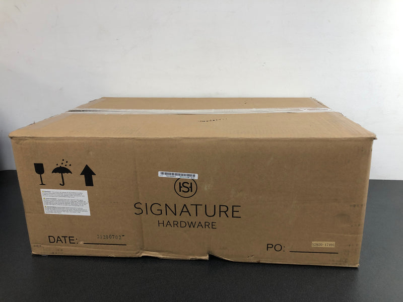 Signature Hardware 447962 Myers 23" Vitreous China Undermount Bathroom Sink - White