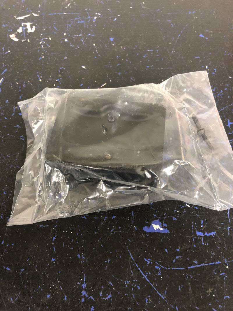 Deltana SDPA325U19 3-1/4 Inch Tall Adjustable Pocket Door Lock for Passage - Flat Black