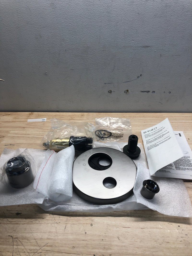 Brizo T75635-SLLHP Litze Thermostatic Valve Trim with Integrated Volume Control and 6 Function Diverter for Three Shower Applications - Less Rough-In - Luxe Steel