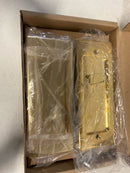 Emtek 2115US3 7-1/4" Height Privacy Pocket Door Mortise Lock from the Modern Rectangular Collection - Polished Brass