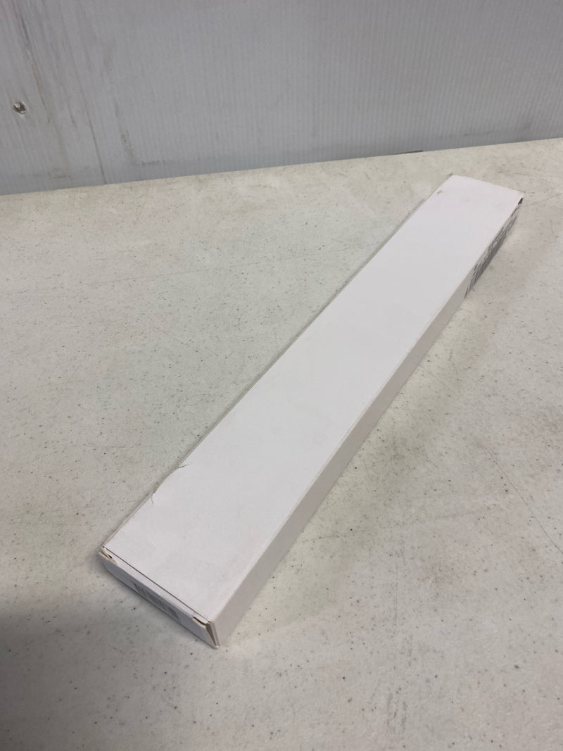 Alno D2801-12-CHP/MB Vita Bella 12" Center to Center Euro Modern Smooth Bar Appliance Handle - Made in Italy - Champagne / Matte Black