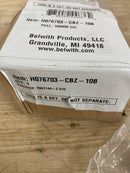 Hickory Hardware H076703-CBZ-10B Forge Pack of (10) 6-5/16" Center to Center Modern Farmhouse Cabinet Handles / Drawer Pulls - Champagne Bronze