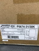 Progress Lighting P5674-31/30K Single Light 7" Tall LED Outdoor Cylinder Wall Sconce - Black