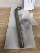 Rohl 1120/12STN Bossini 12" Wall Mounted Shower Arm and Flange - Satin Nickel