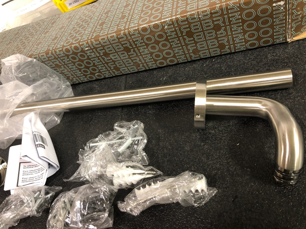 Brizo 692435-NK Litze 24" Towel Bar - Luxe Nickel