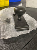Signature Hardware 444481 Griggs Solid Bronze Single Dummy Door Knob - Dark Bronze