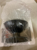 Elegant Lighting LD6050BK Eclipse 8" Wide Semi-flush Globe Ceiling Fixture - Black