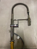 Kohler K-22973-CP Crue Semi-Professional Single Hole Kitchen Faucet with Three-Function Spray Head - Polished Chrome