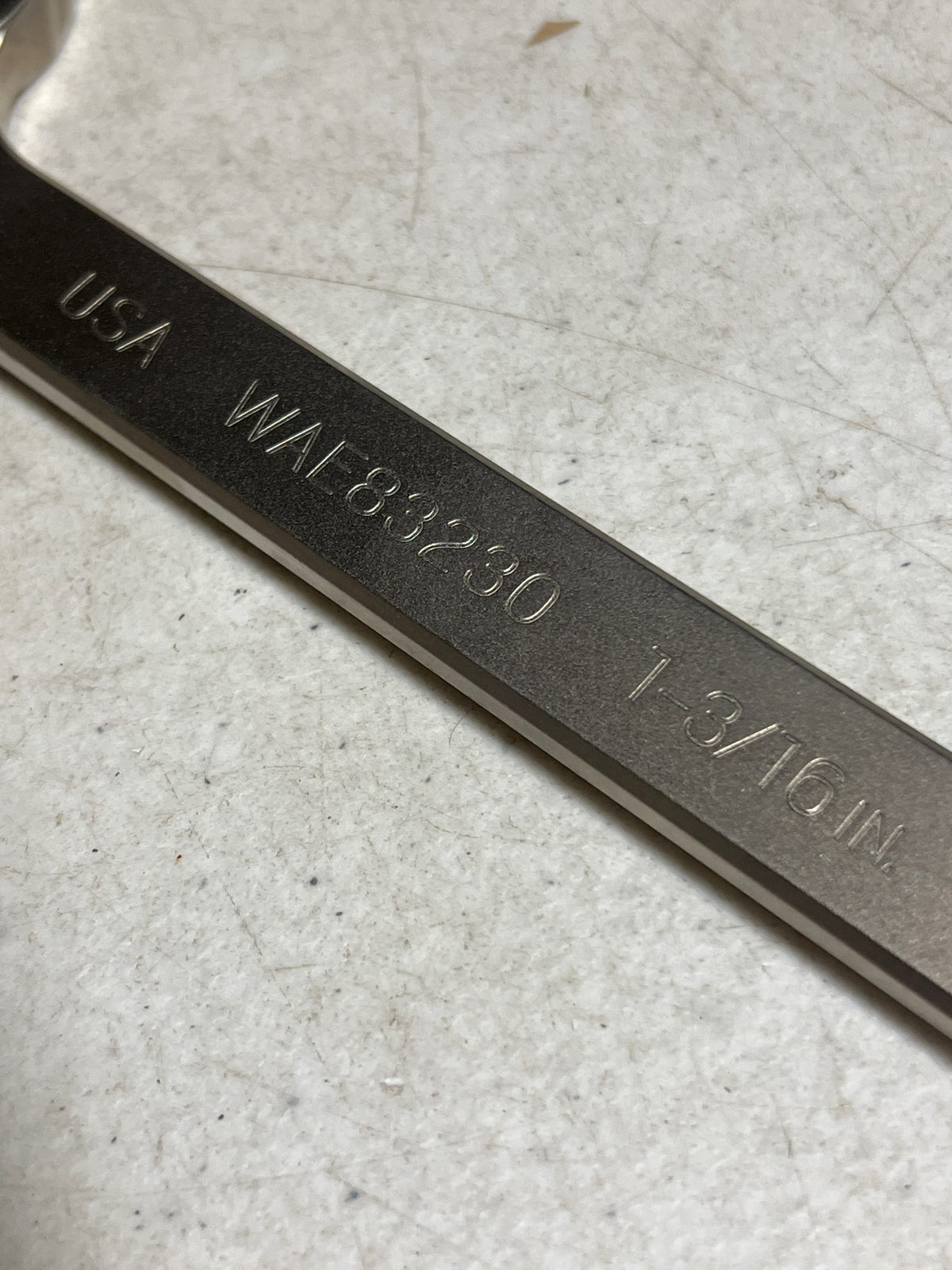 TEKTON 1-3/16 Inch Angle Head Open End Wrench | WAE83230 | Made in USA