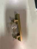 3 1/2" Center Tab Pull Finish: Polished Brass