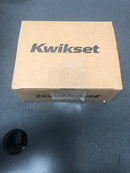 Kwikset 730LSLRDT-15 Lisbon Privacy Door Lever Set with Round Rose - Satin Nickel