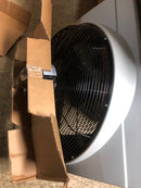 Air King 20" 1/6 HP Whole House Window Fan with 3-Speeds and Storm Guards for Circulation and Exhausting Air, 9166, Black