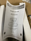 Commercial electric 56566161 Spin Light 10 in. High Output 4000 Lumens Black LED Flush Mount Ceiling Light with 3 Adjustable Heads 5000K