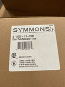 Symmons S-5502-1.5-TRM Elm Tub and Shower Trim Package with 1.5 GPM Multi Function Shower Head - Polished Chrome