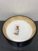 Artika FM-ALC-HD2WD Alton 13 in. 1-Light Modern Black and Wood Integrated LED 3 CCT Flush Mount Ceiling Light Fixture for Kitchen or Bedroom